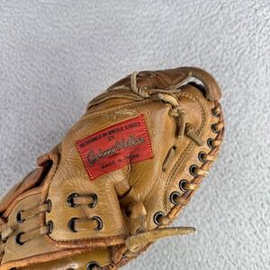 Johnny Walker Baseball Catchers Mitt Mens Brown Vintage Leather‎ CIII-1450